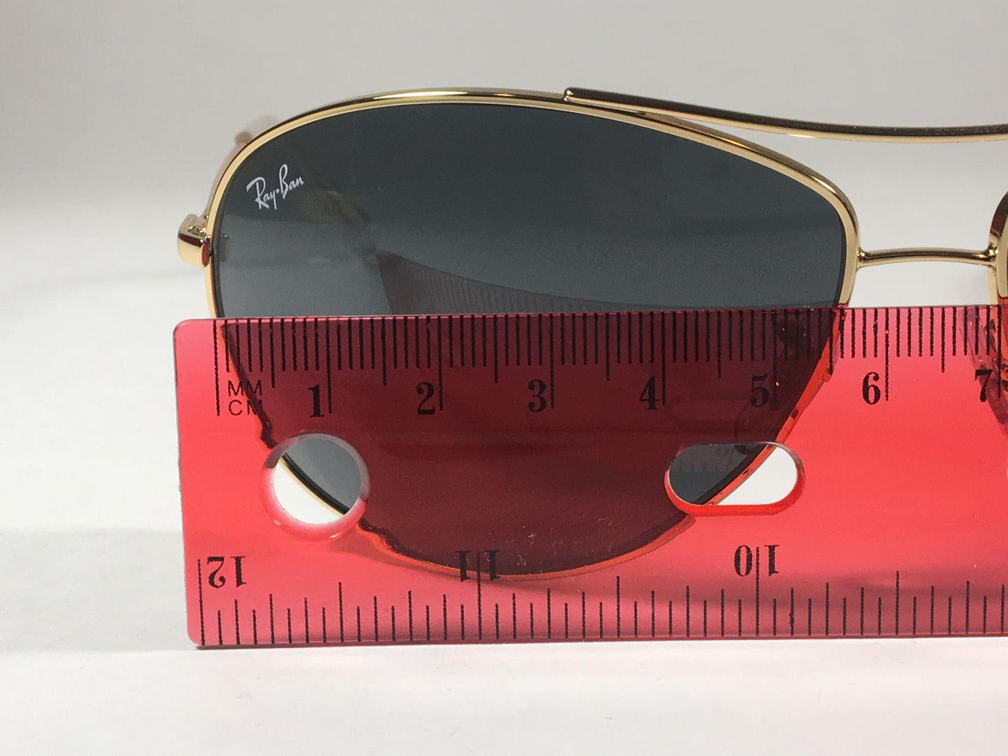 Ray-Ban Aviator Pilot Sunglasses Gold Metal Frame Large Green Lens Rb3454L 001/71 - Sunglasses