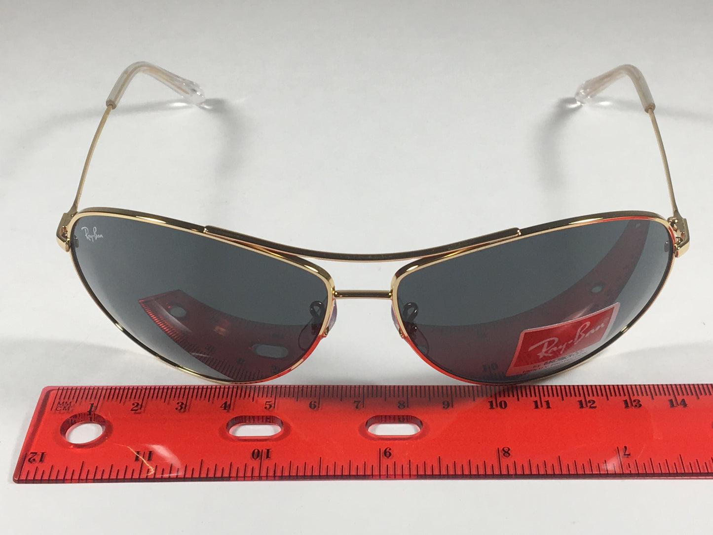 Ray-Ban Aviator Pilot Sunglasses Gold Metal Frame Large Green Lens Rb3454L 001/71 - Sunglasses