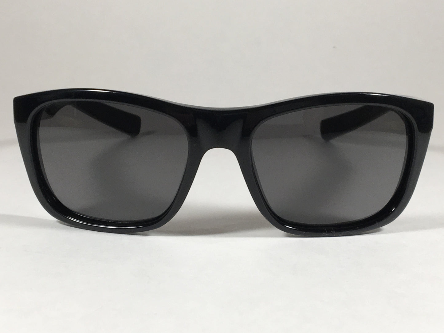 Nike Vintage 73 Square Sunglasses Ev0598 002 410 Black Gloss Frame Gray Lens - Sunglasses