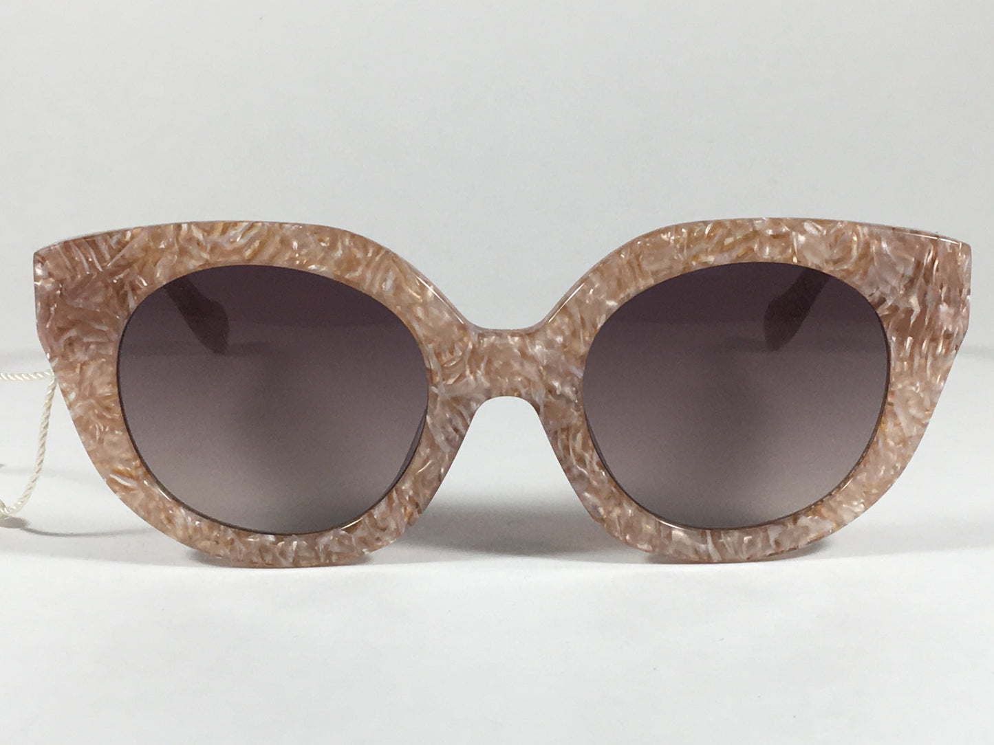 Sonix Penny 500-2121-005 Sunglasses Cat Eye Pink Candy Frame Smoke Gray Gradient Lens - Sunglasses