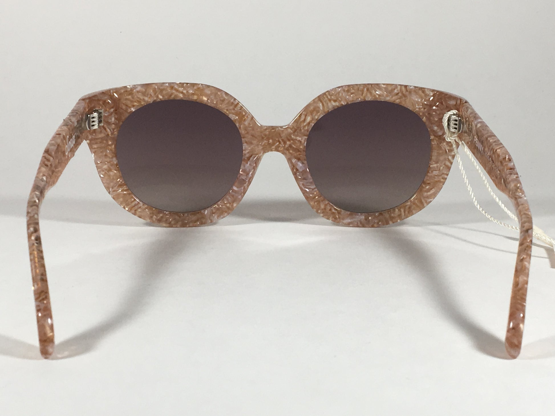 Sonix Penny 500-2121-005 Sunglasses Cat Eye Pink Candy Frame Smoke Gray Gradient Lens - Sunglasses