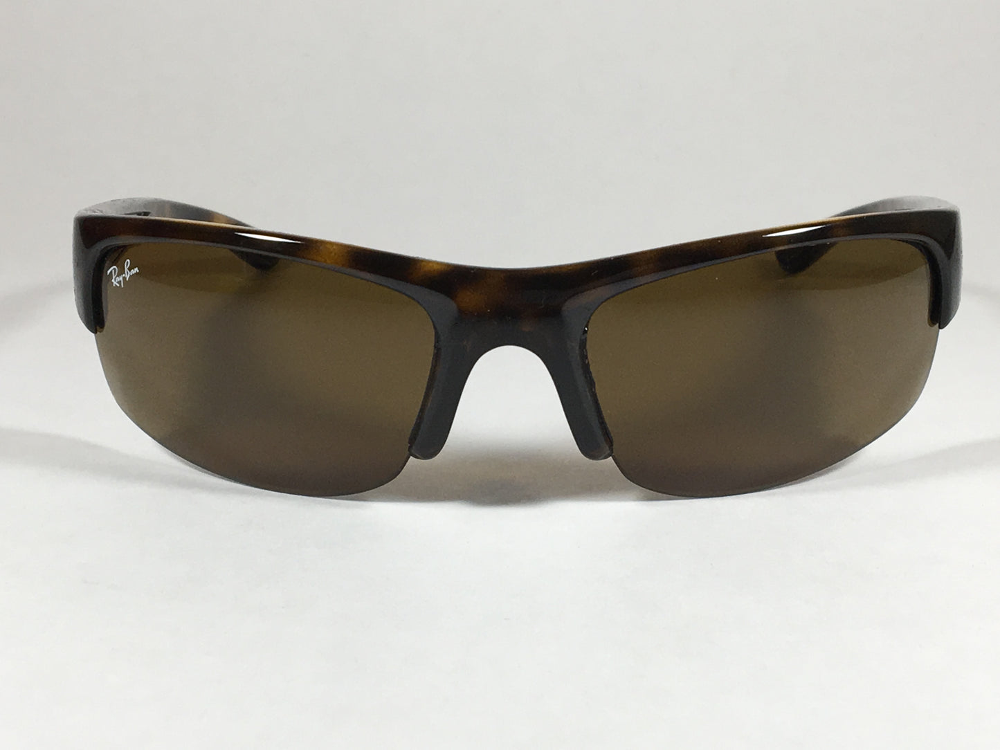 Ray-Ban Active Lifestyle Mens Sunglasses Rb4173 Sport Wrap Havana Brown Lens - Sunglasses