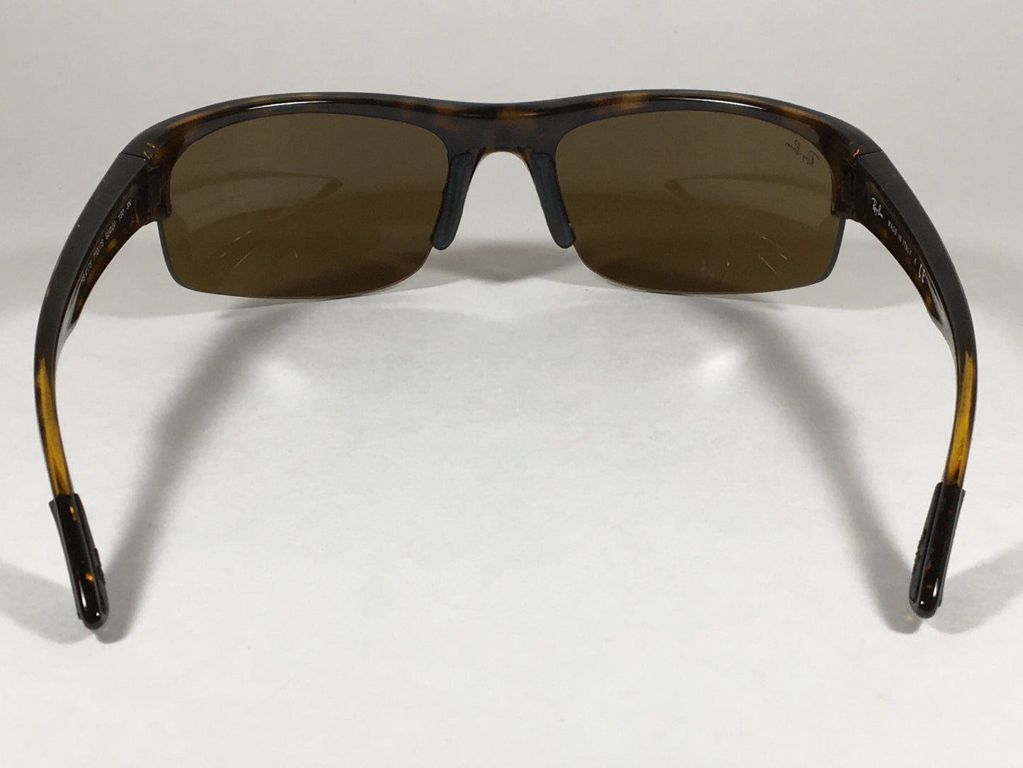 Ray-Ban Active Lifestyle Mens Sunglasses Rb4173 Sport Wrap Havana Brown Lens - Sunglasses