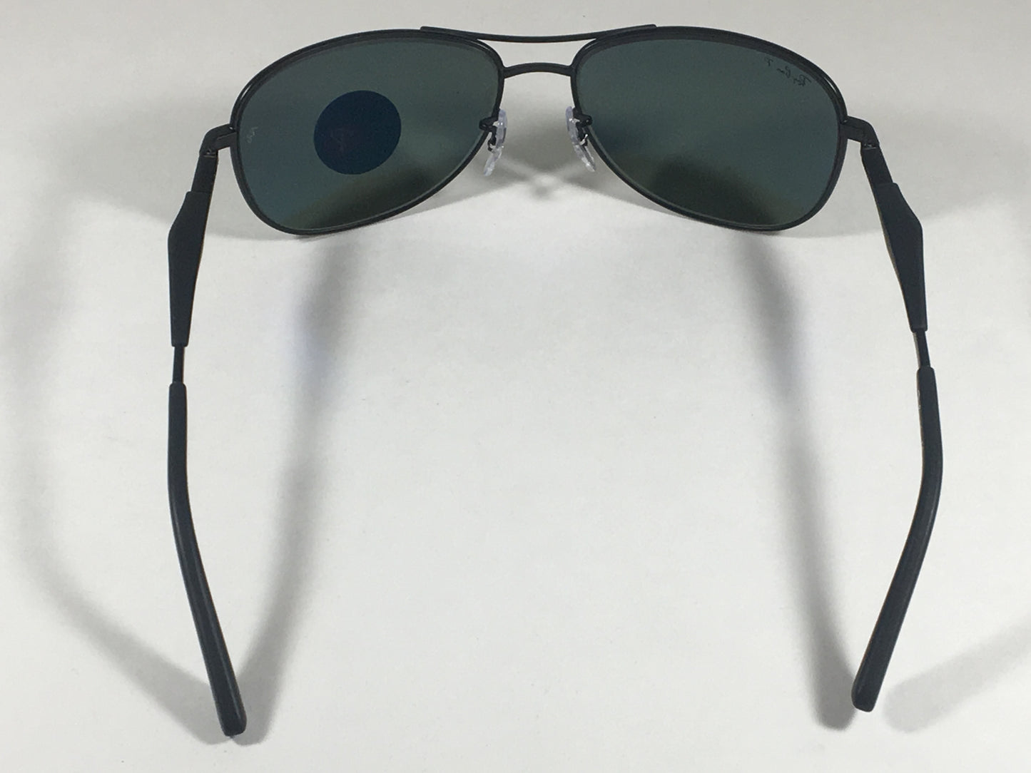 Ray-Ban Polarized Pilot Sunglasses Rb3519 006/9A Aviator Matte Black Frame Green Lens - Sunglasses