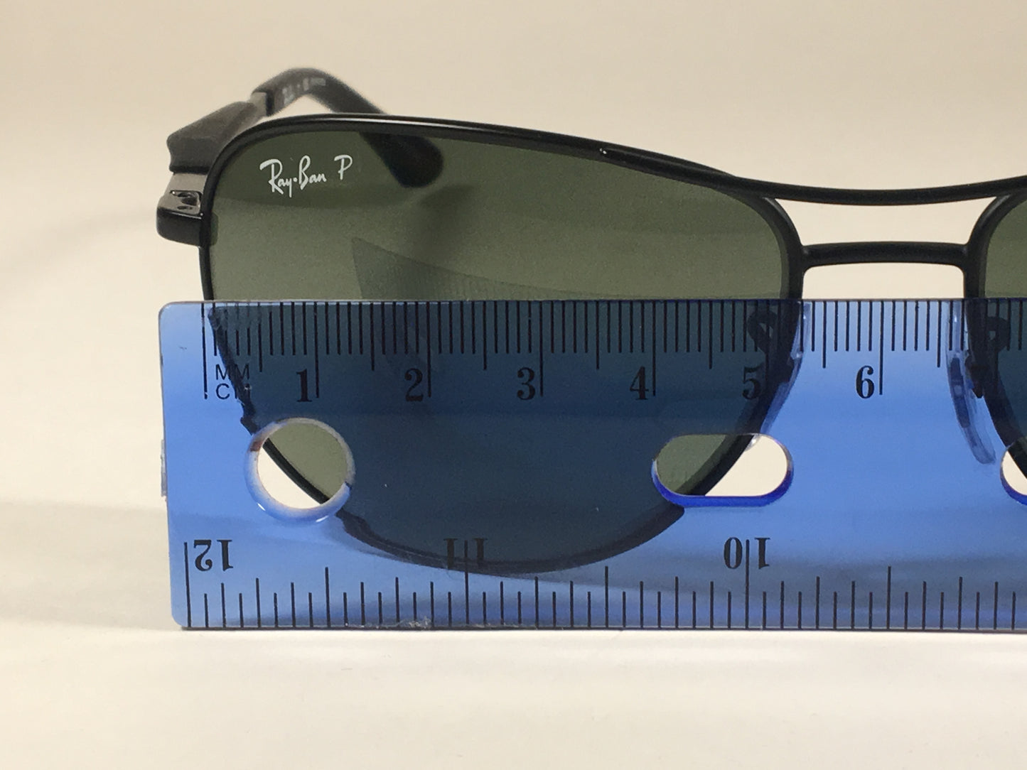 Ray-Ban Polarized Pilot Sunglasses Rb3519 006/9A Aviator Matte Black Frame Green Lens - Sunglasses