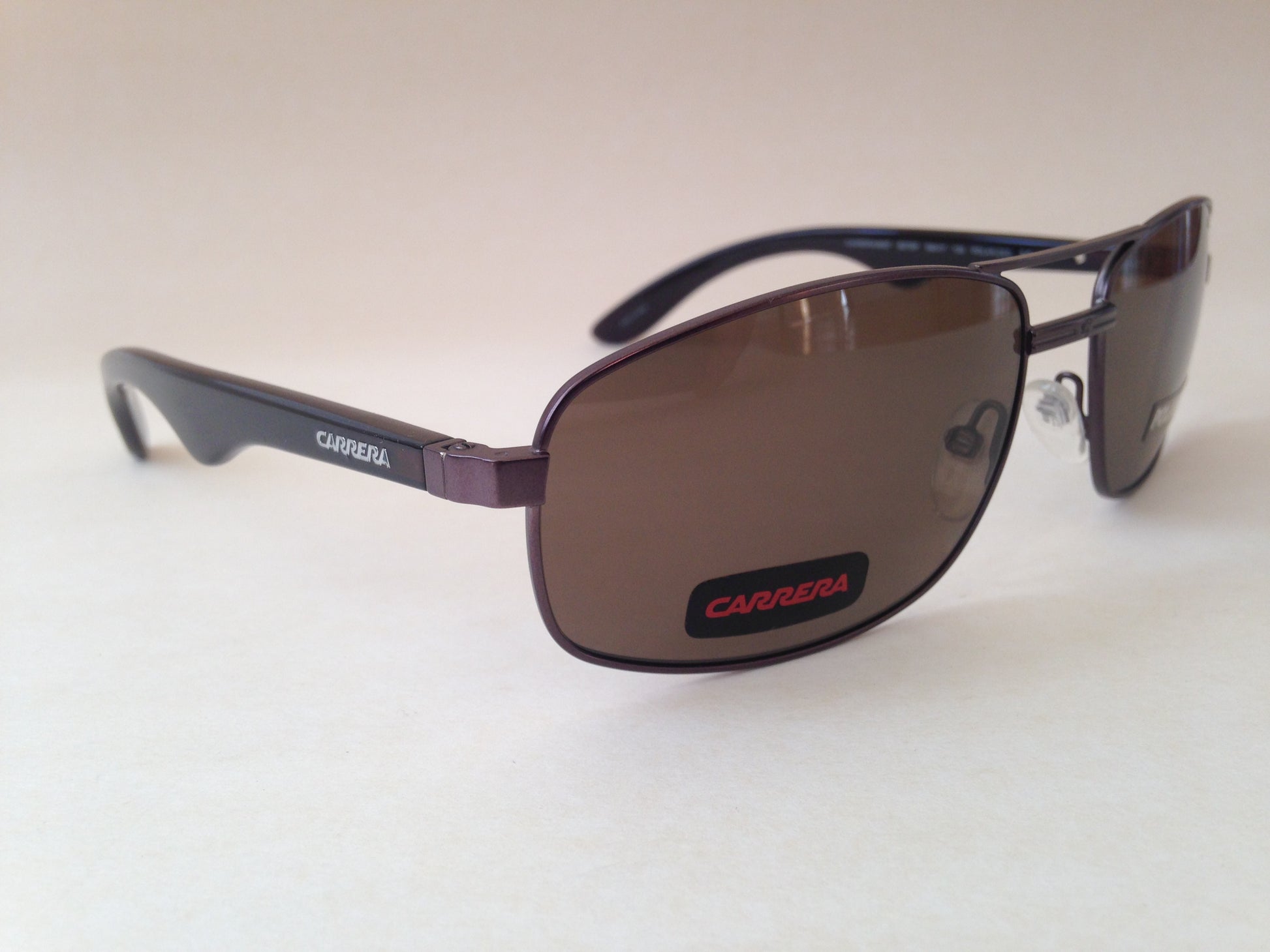 Carrera 6007/s Polarized Rectangle Sunglasses Wide Pilot Bronze / Gunmetal Brown - Sunglasses