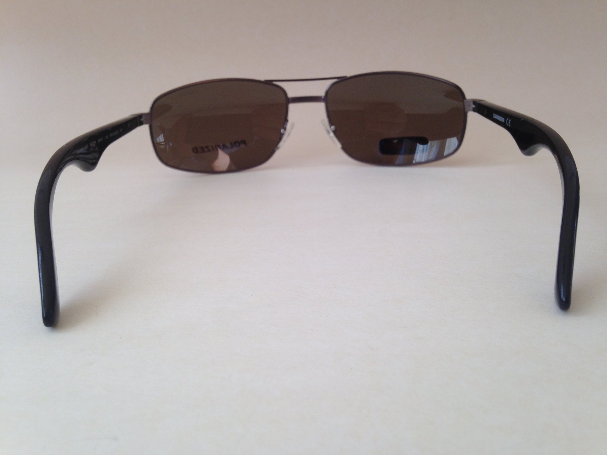 Carrera 6007/s Polarized Rectangle Sunglasses Wide Pilot Bronze / Gunmetal Brown - Sunglasses