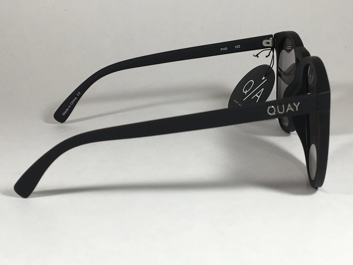 Quay Phd 122 Qm000195 Blk/slv Sunglasses Matte Black Rubber Finish Silver Mirror Lens New Unisex - Sunglasses