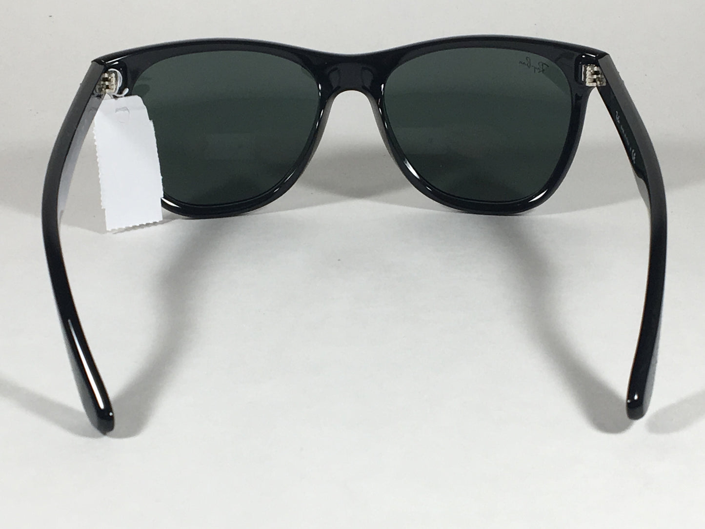 Ray-Ban New Wayfarer Classic Sunglasses Rb4184 601/71 Black Gloss Gray Green Lens - Sunglasses