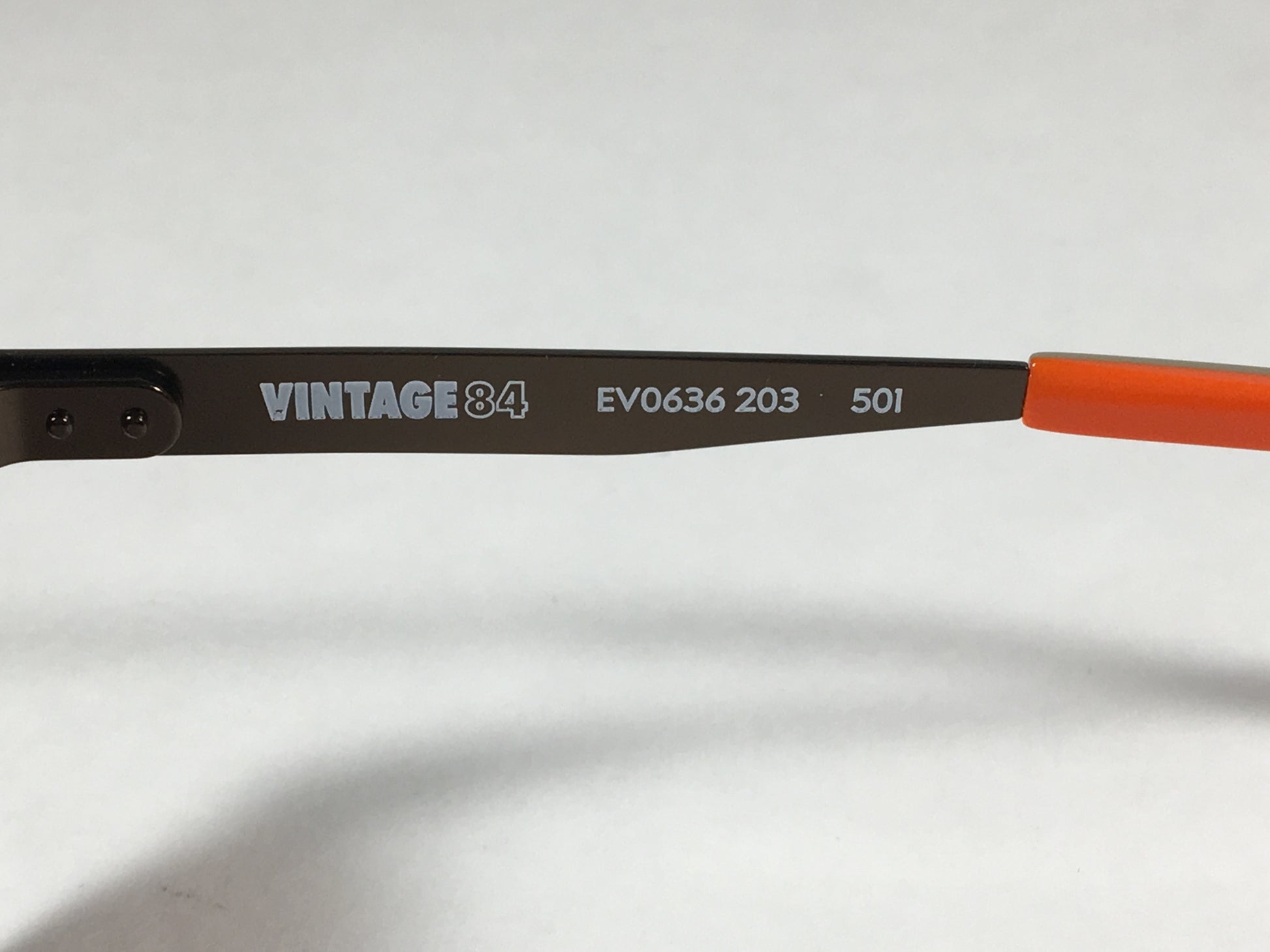 Nike Vintage 84 Aviator Pilot Sunglasses Ev0636 203 501 Brown Mirror Lens Gray Orange - Sunglasses