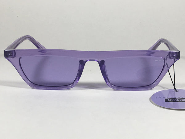 Quay QW000383 VIOL/VIOL Finesse Sunglasses Alyssa Violet Small Square