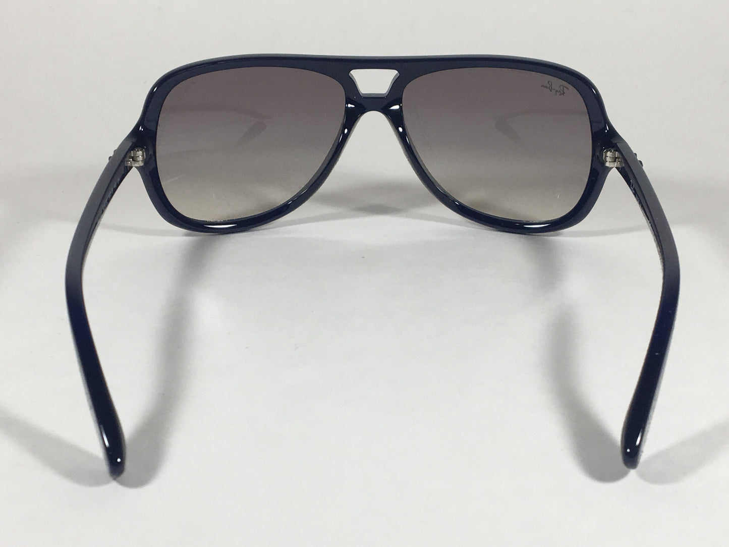 Ray-Ban Turbo Aviator Sunglasses Navy Blue Nylon Frame Gray Gradient Lens RB4162 629/32 - Sunglasses