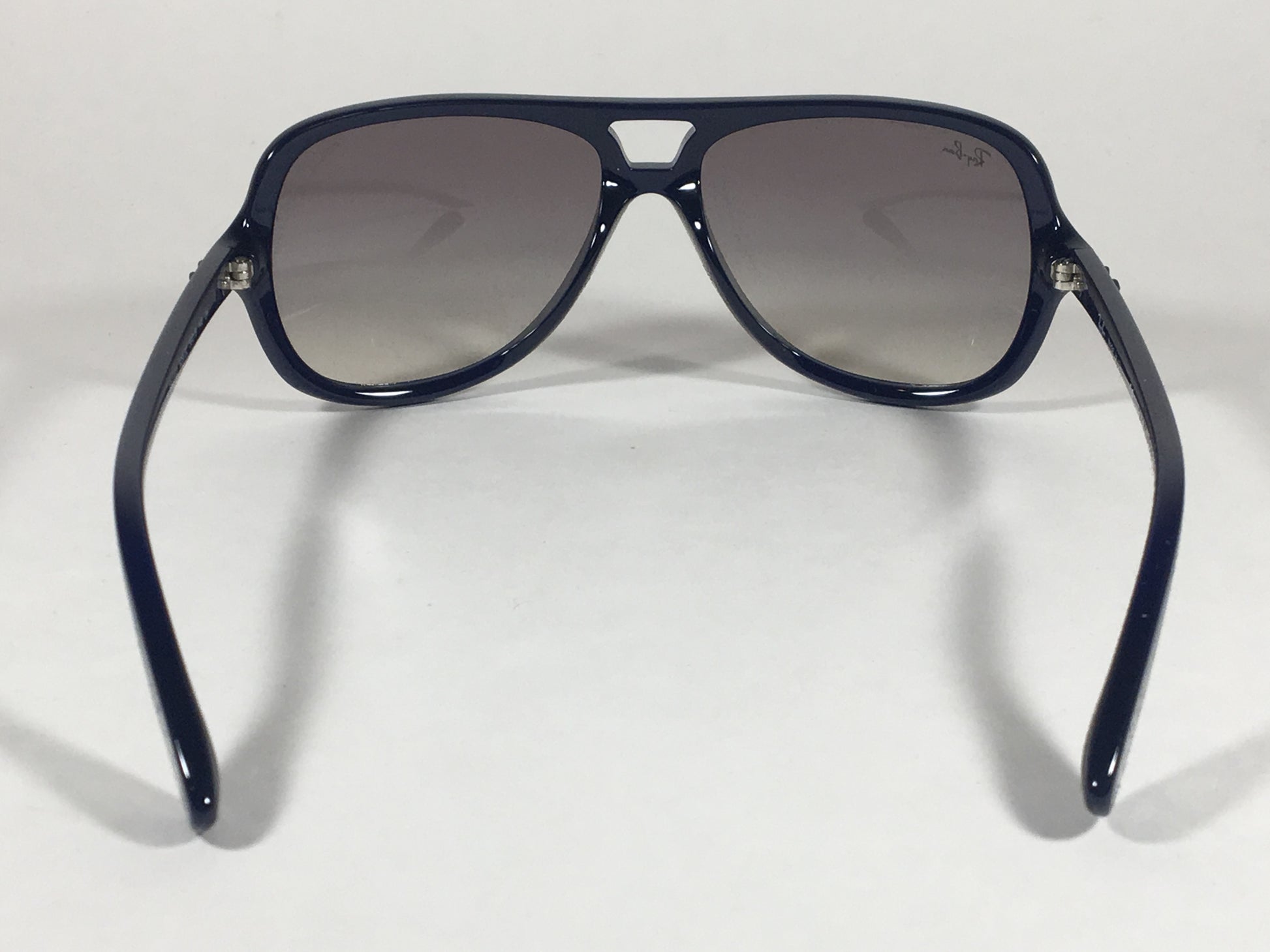 Ray-Ban Turbo Aviator Sunglasses Navy Blue Nylon Frame Gray Gradient Lens RB4162 629/32 - Sunglasses