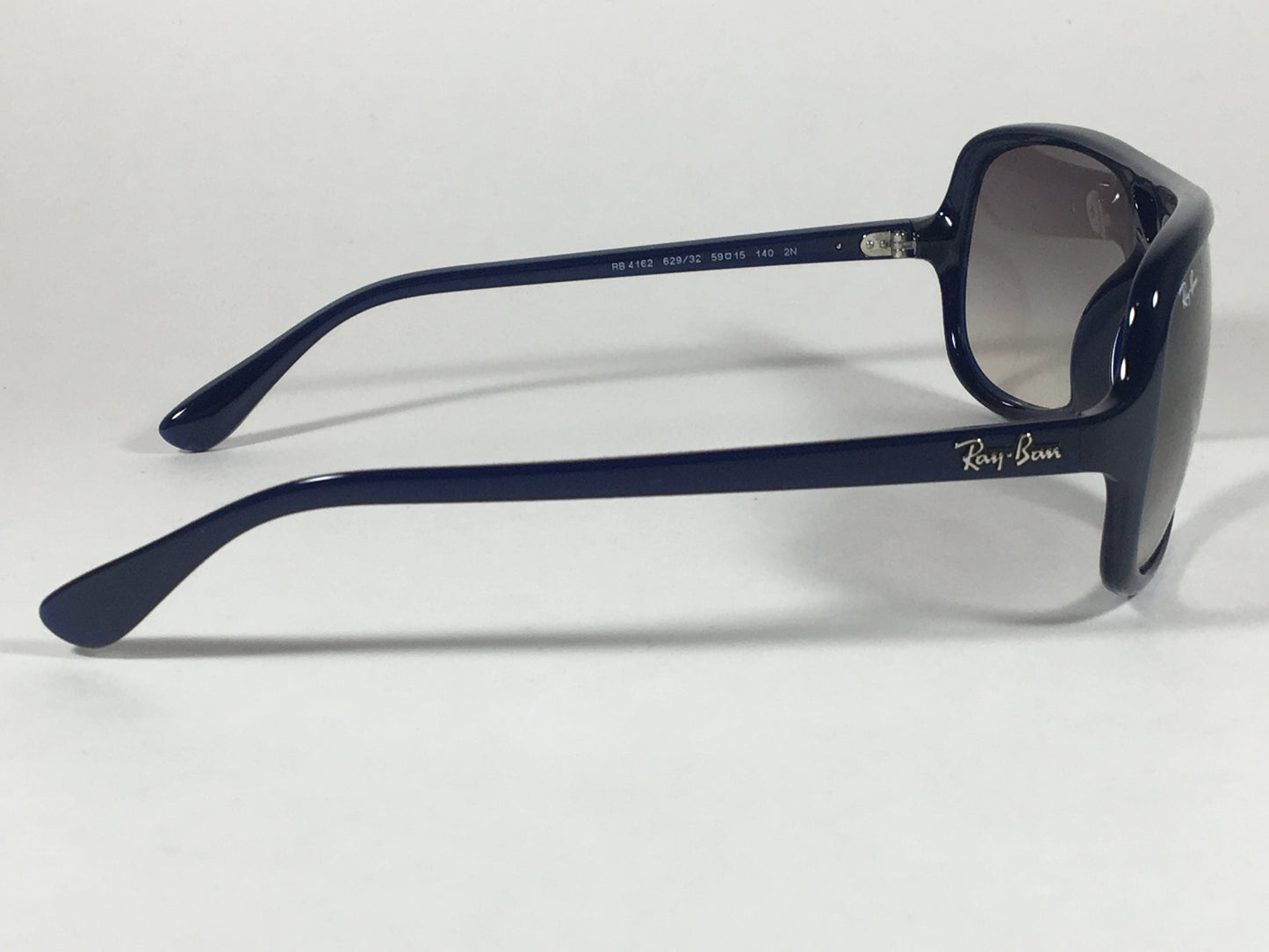 Ray-Ban Turbo Aviator Sunglasses Navy Blue Nylon Frame Gray Gradient Lens RB4162 629/32 - Sunglasses