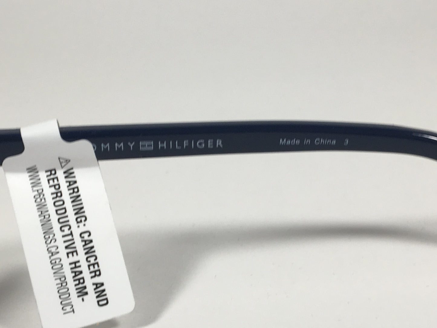 Tommy Hilfiger Vasquez Rectangle Sunglasses Gunmetal Gray Blue Navy Frame Gray Lens VASQUEZ MM OM68 - Sunglasses