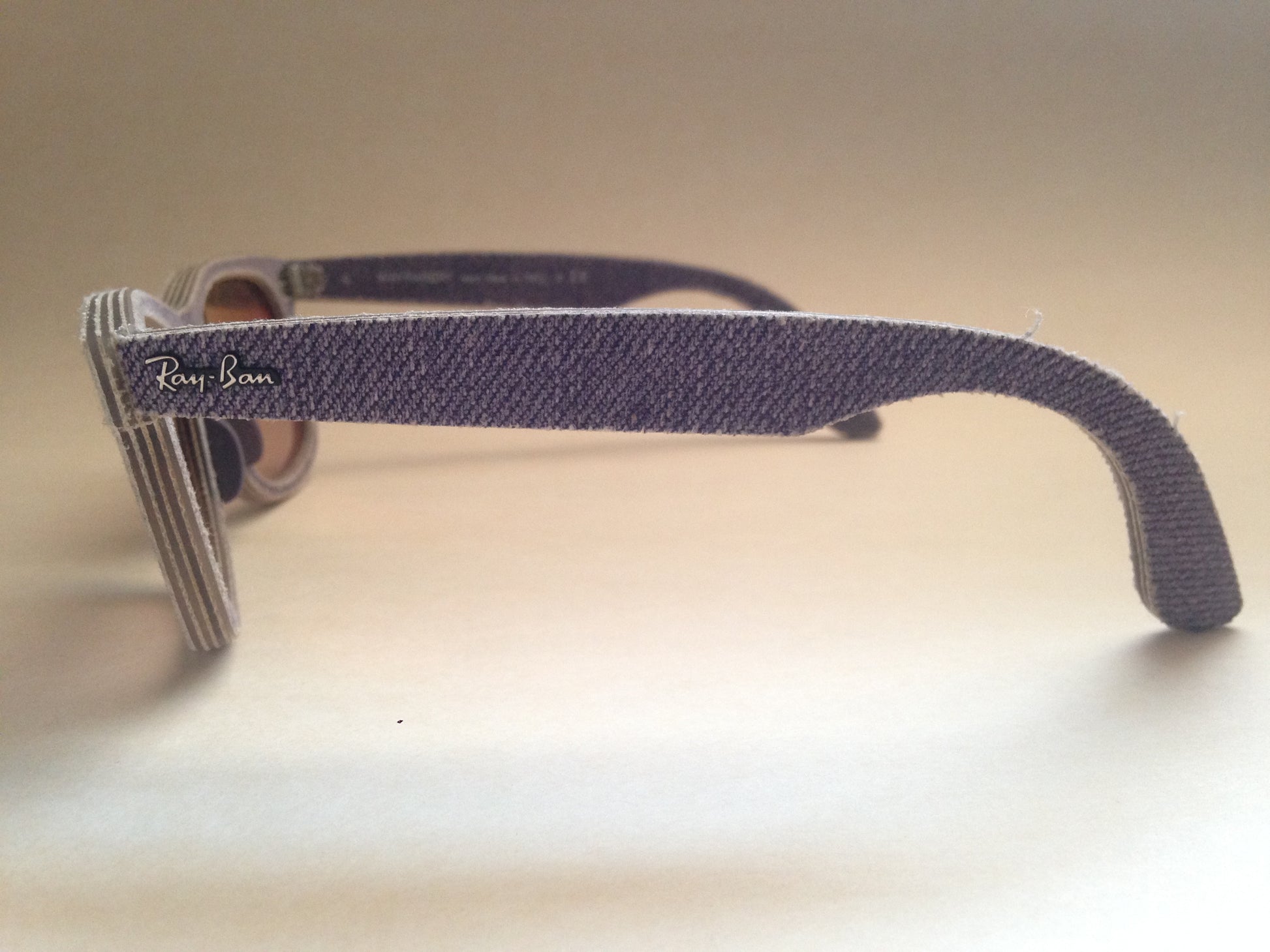 Ray-Ban Denim Wayfarer Sunglasses Violet Jean Denim Frame Light Violet Gradient Lens Rb2140 1167S5 - Sunglasses