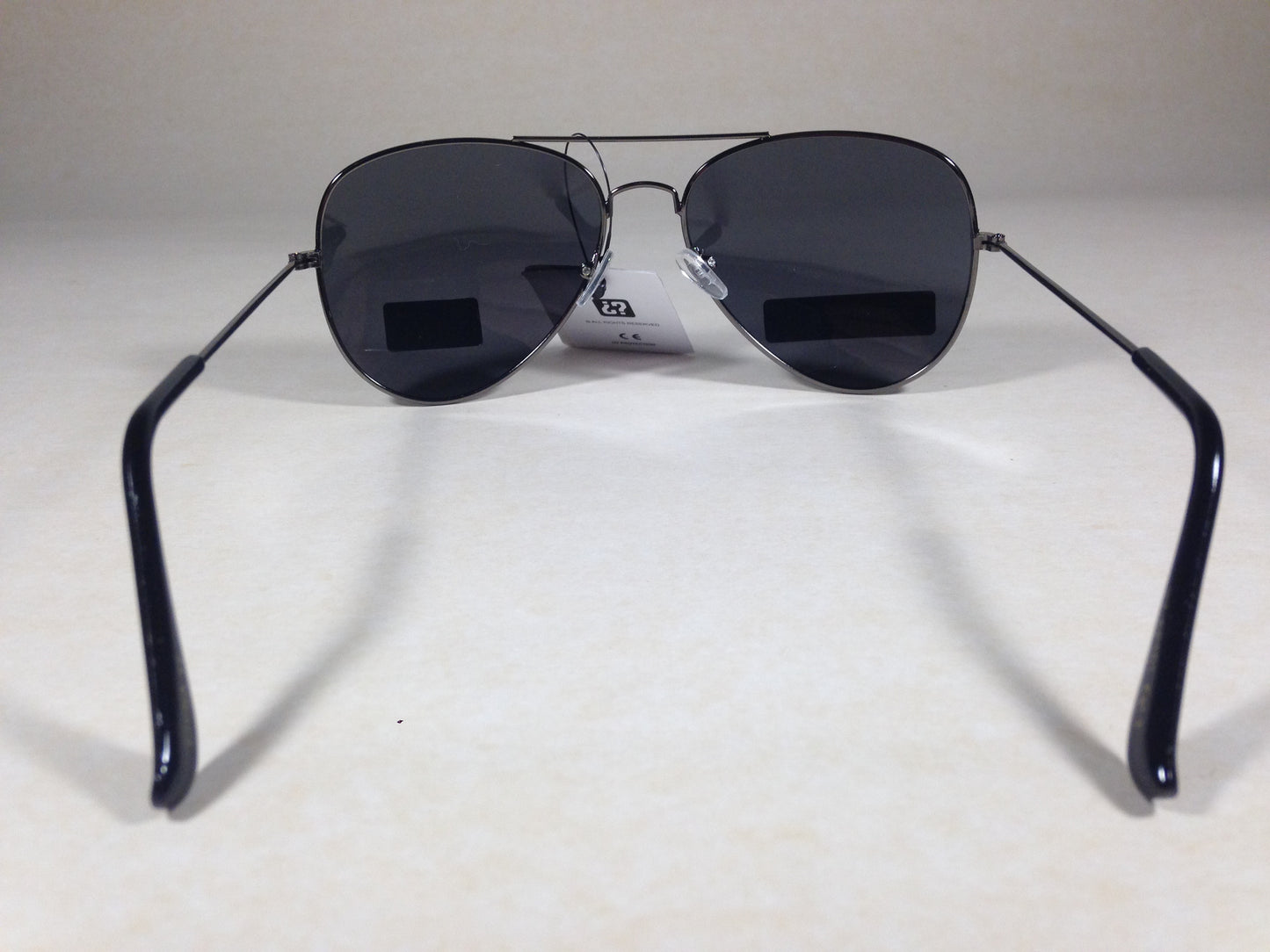 Air Force Top Ace Polarized Aviator Sunglasses Silver Gold Black Gunmetal Gray 56Mm - Sunglasses