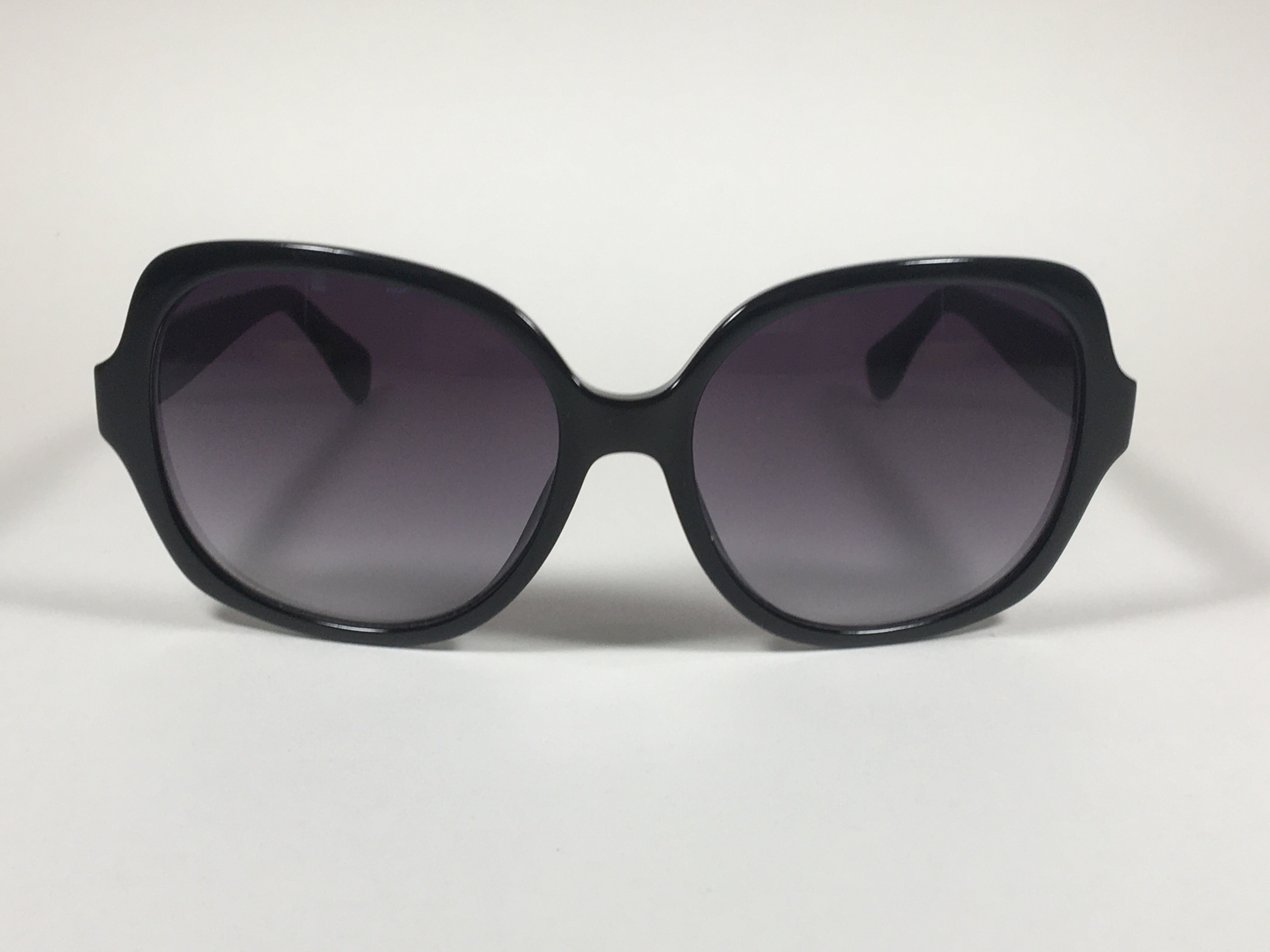 Calvin Klein Oversize Sunglasses CK19538S 001 Black Gloss Frame Smoke TheSunglassFashion