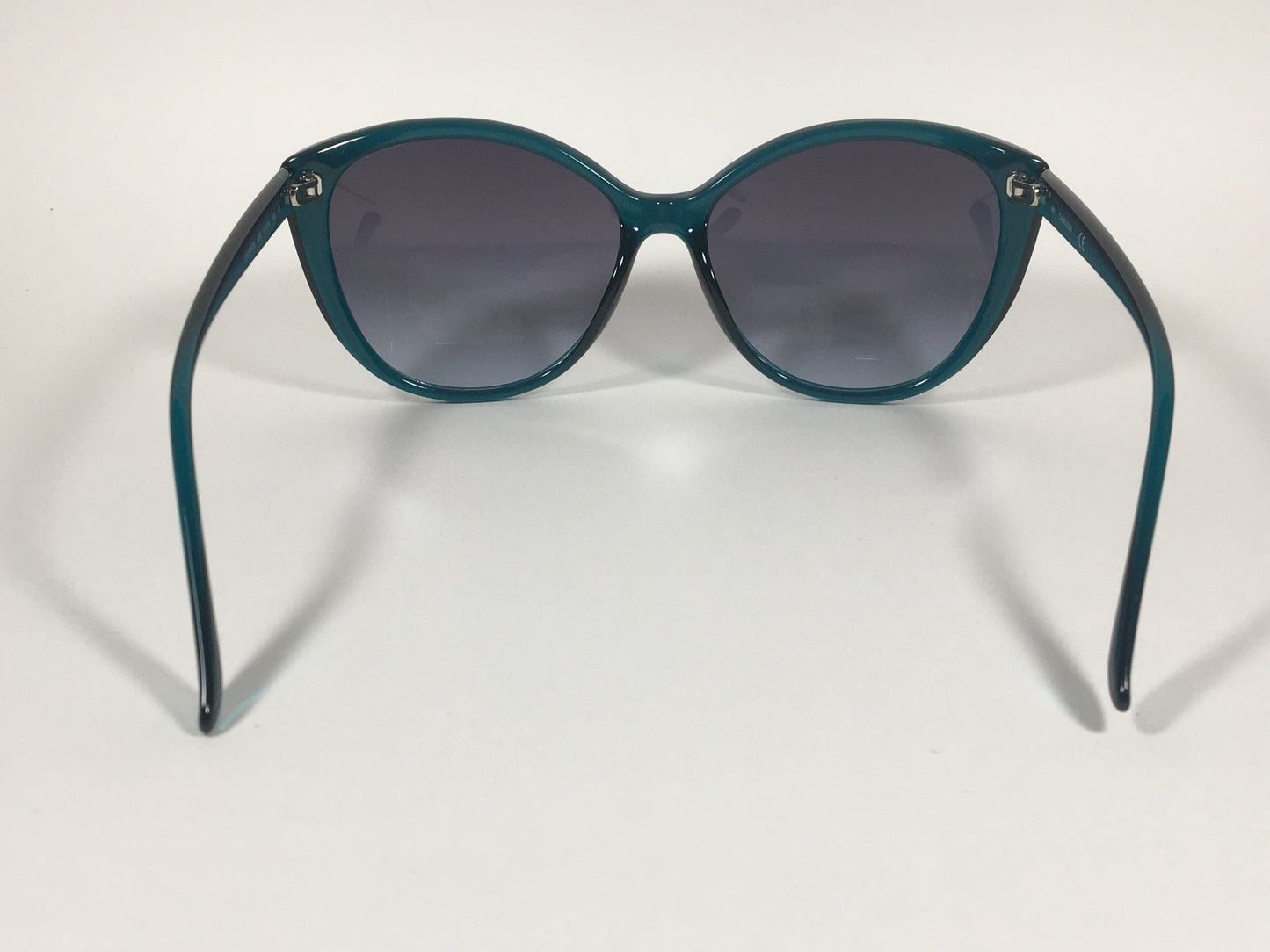 Calvin Klein Cat Eye Sunglasses CK19543S 430 Teal Green Blue With Gray Smoke Lens - Sunglasses