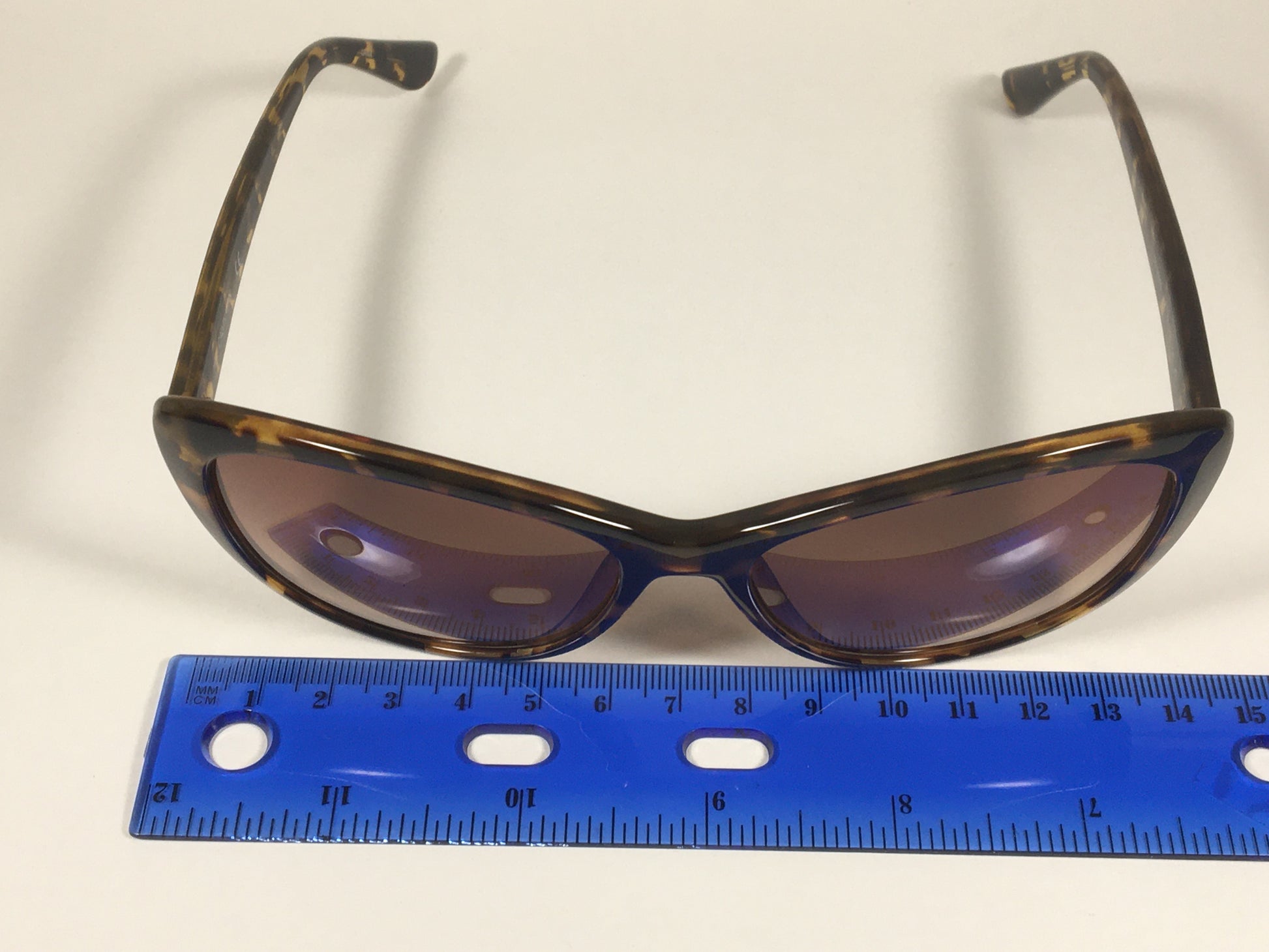 Calvin Klein Cat Eye Sunglasses CK19560S 235 Brown Tortoise Frame Brown Gradient Lens - Sunglasses
