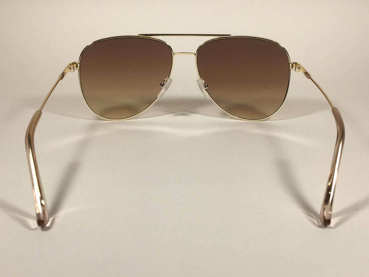 Calvin Klein Aviator Pilot Sunglasses CK19133S 716 Gold Frame Brown Gradient Lens - Sunglasses