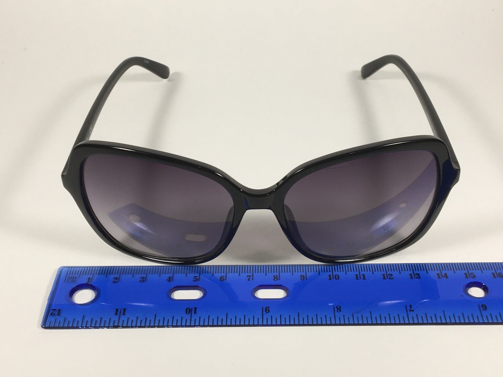 Calvin Klein Butterfly Sunglasses CK19561S 001 Black Smoke Gradient Lens - Sunglasses