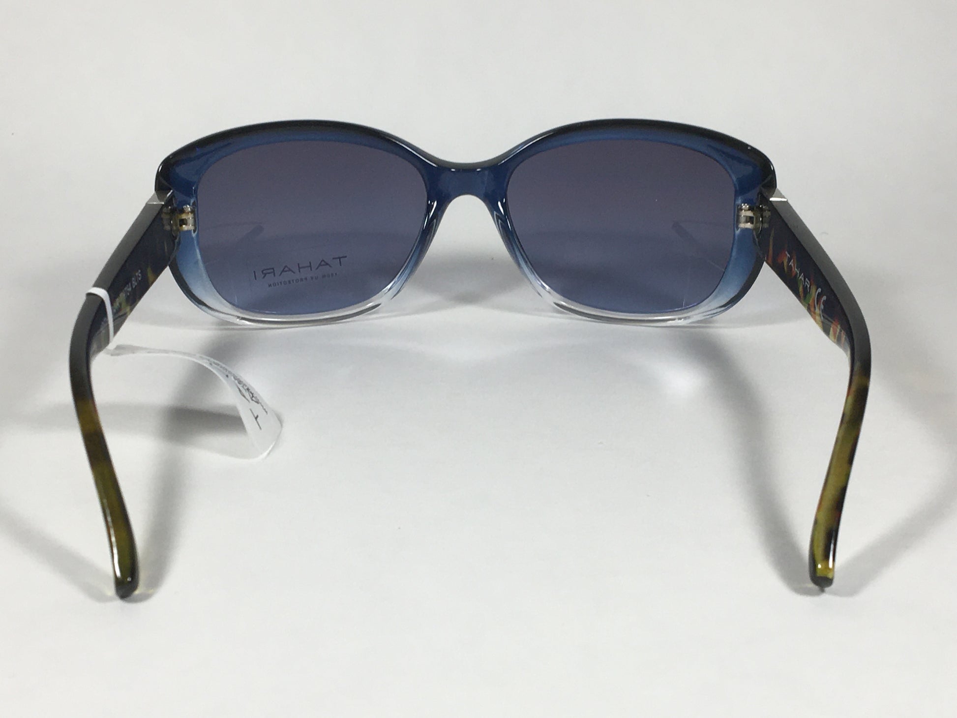 Tahari Oval Sunglasses Blue And Tortoise Frame Blue Lens TH754 BLTS - Sunglasses