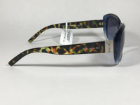 Tahari Oversize Square Sunglasses Blue Tortoise Blue Gradient Lens TH857 Blts