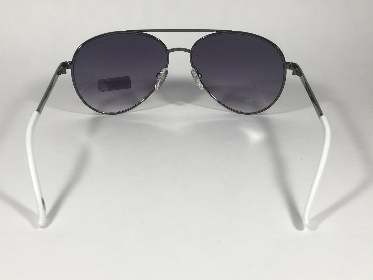 Tommy Hilfiger Cora Aviator Sunglasses Gunmetal White Smoke Gradient Lens CORA WM OL433 - Sunglasses