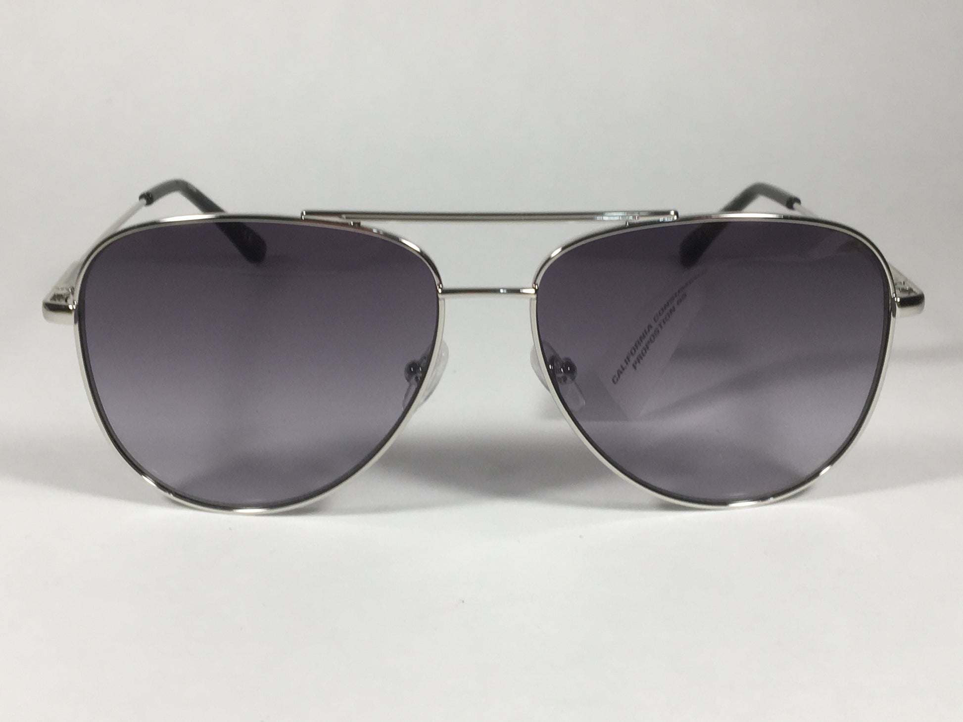 Calvin Klein Aviator Pilot Sunglasses CK19133S 046 Silver Gray Gradient Lens - Sunglasses