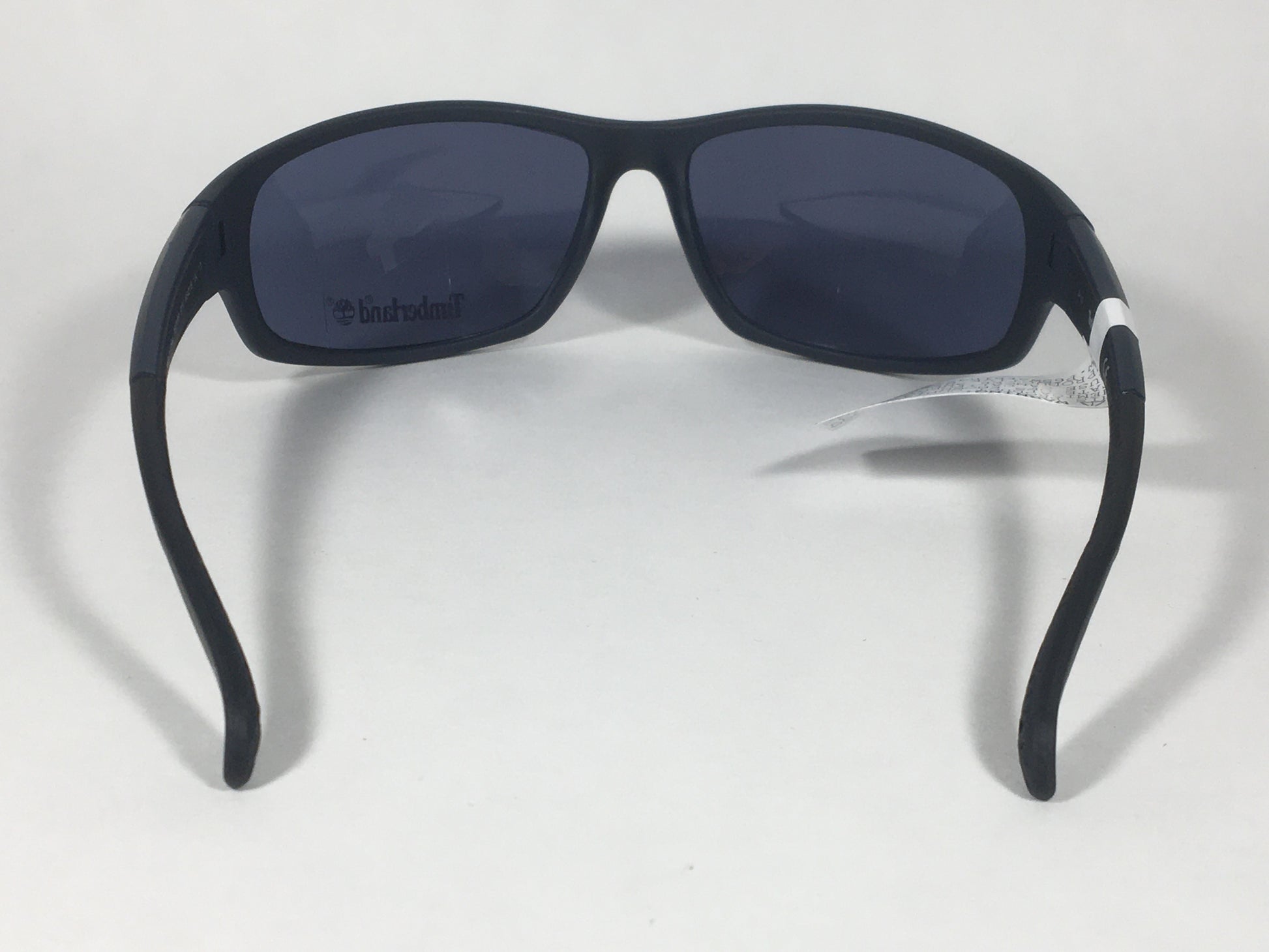 Timberland Sport Wrap Sunglasses Navy Blue Frame Gray Lens TB7189 91V - Sunglasses