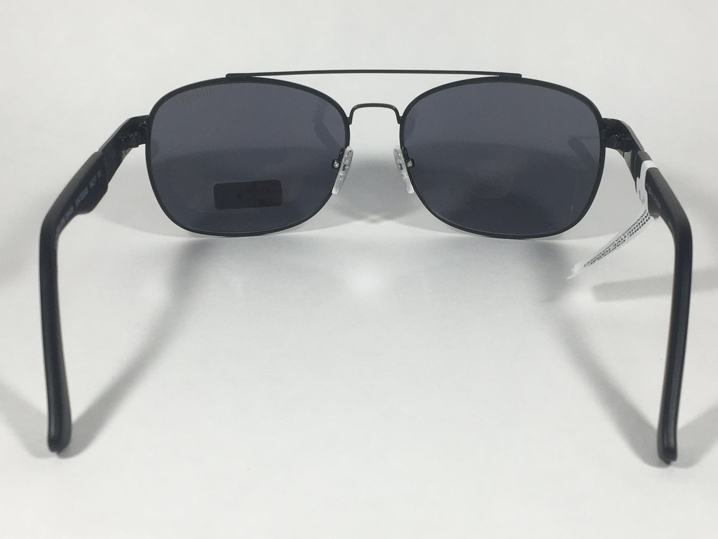 Tommy Hilfiger Brendan Rectangular Sunglasses Matte Black Gray Lens BRENDAN MM OM435 - Sunglasses