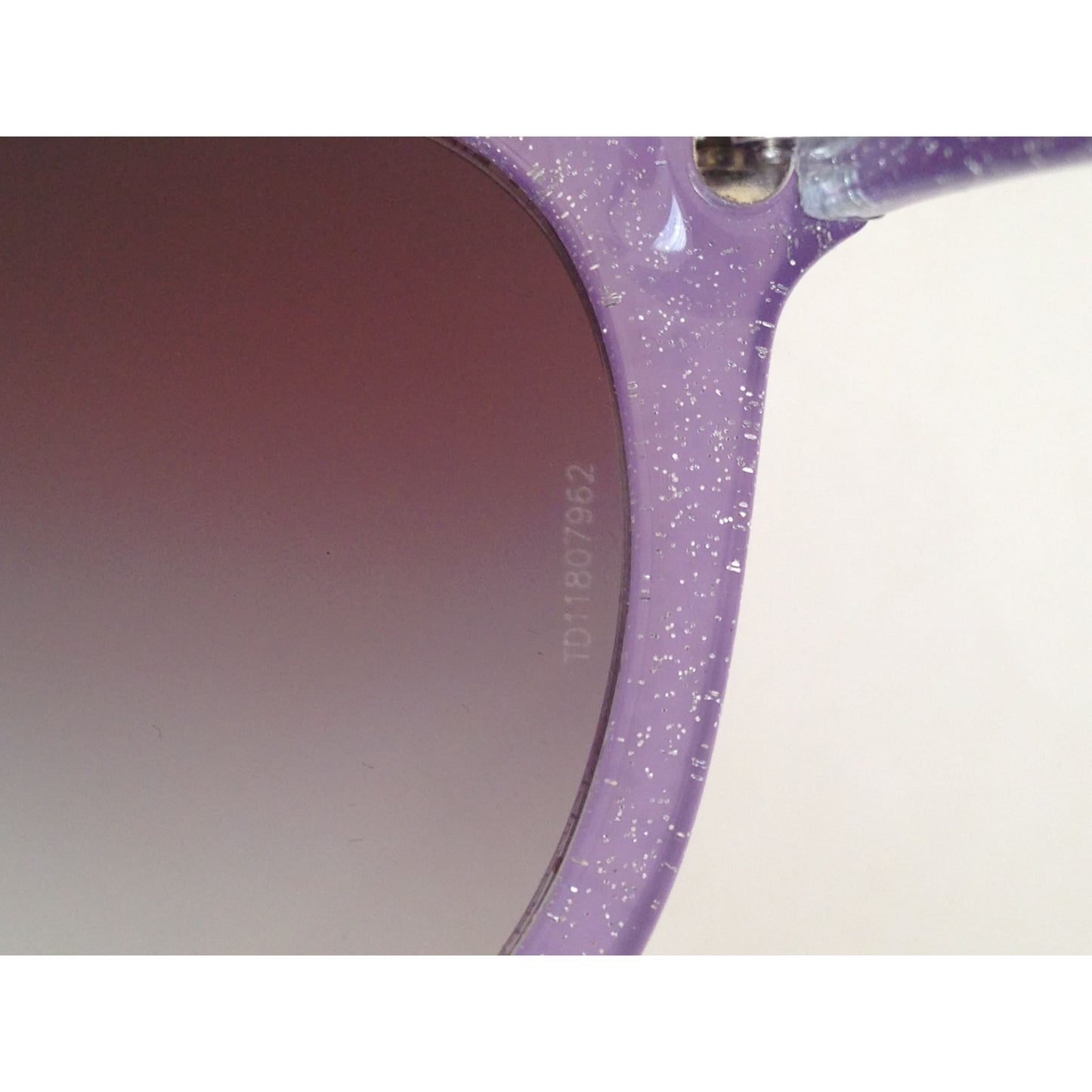 Dolce Gabbana Sunglasses DG4192 2742/8G D&G Round Cat Eye Lens Purple Glitter Frame - Sunglasses