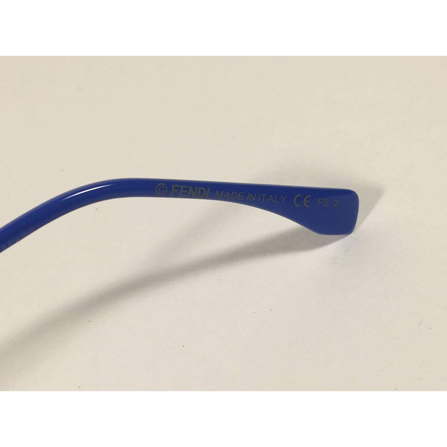 Fendi Round Sunglasses Blue Green Metal Frame Gray Smoke Lens FF0248/S PJP BLUE - Sunglasses
