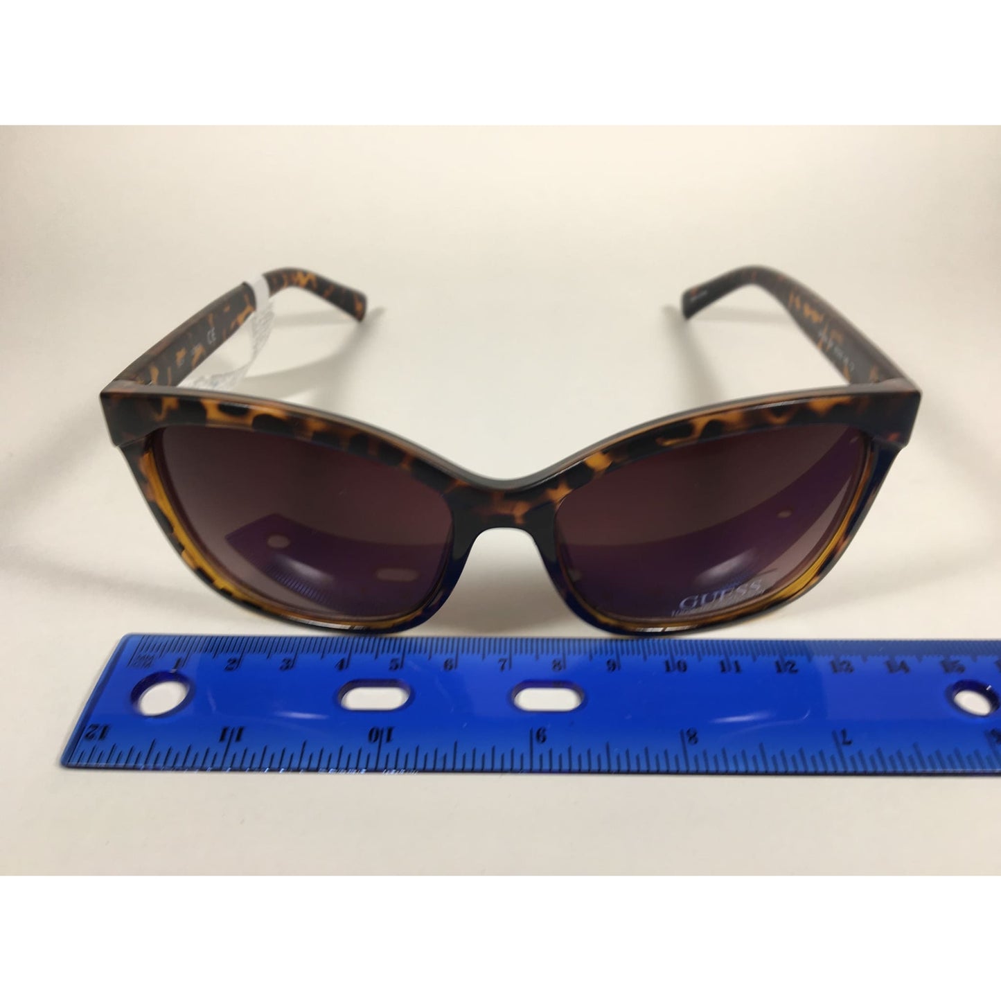 Guess Designer Sunglasses Dark Havana Brown Gradient Lens GF0300 52F - Sunglasses