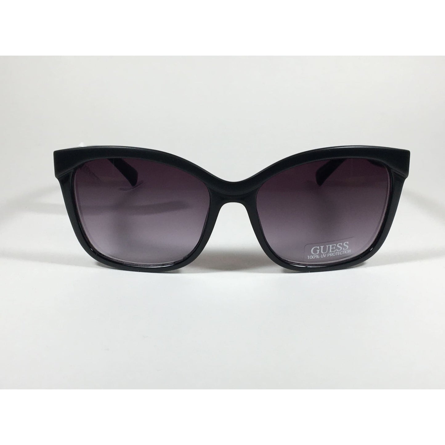Guess Designer Sunglasses Matte Black Smoke Gradient Lens GF0300 01B - Sunglasses