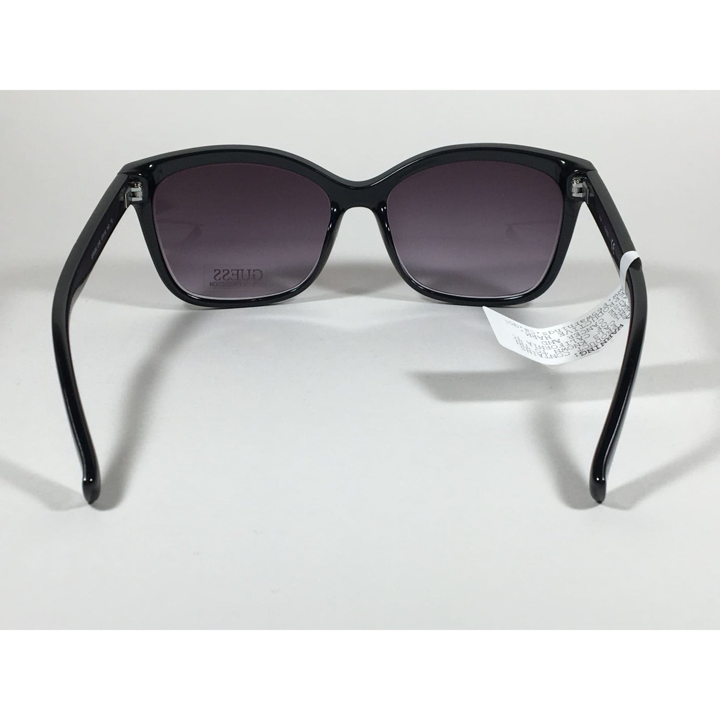 Guess Designer Sunglasses Matte Black Smoke Gradient Lens GF0300 01B - Sunglasses