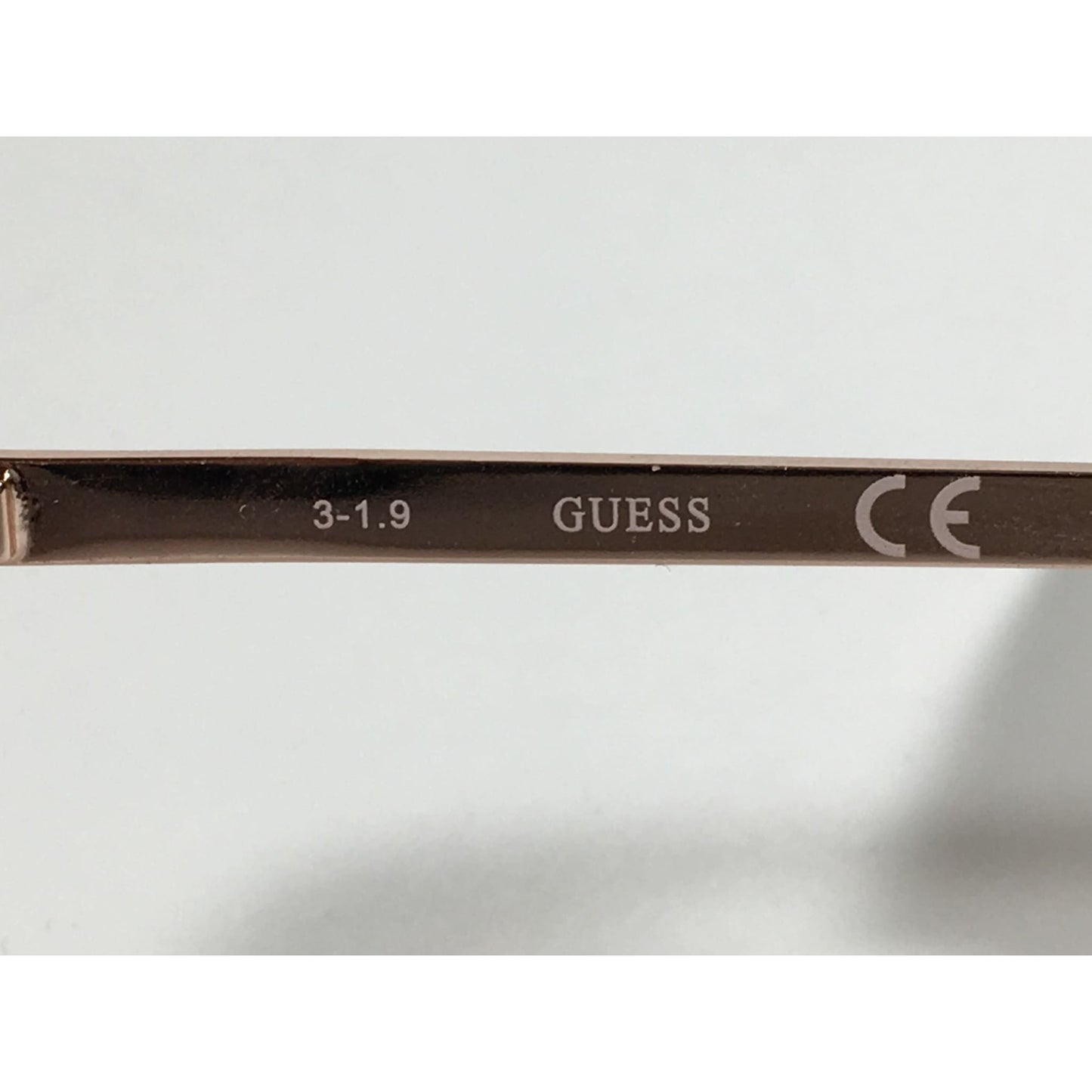 Guess Heavy Aviator Sunglasses Rose Gold Metal Frame Silver Mirror Flash Lens GF0350 28U - Sunglasses