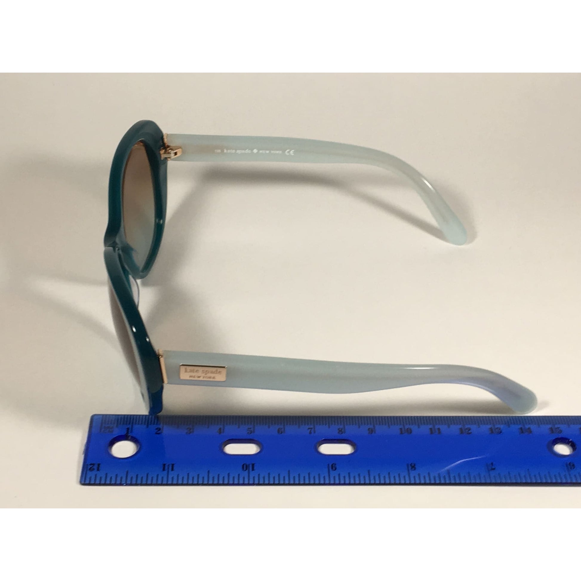 Kate Spade Emery Cat Eye Sunglasses Aqua Sea Glass Brown Gradient Lens Emery/s 0JGW WB - Sunglasses