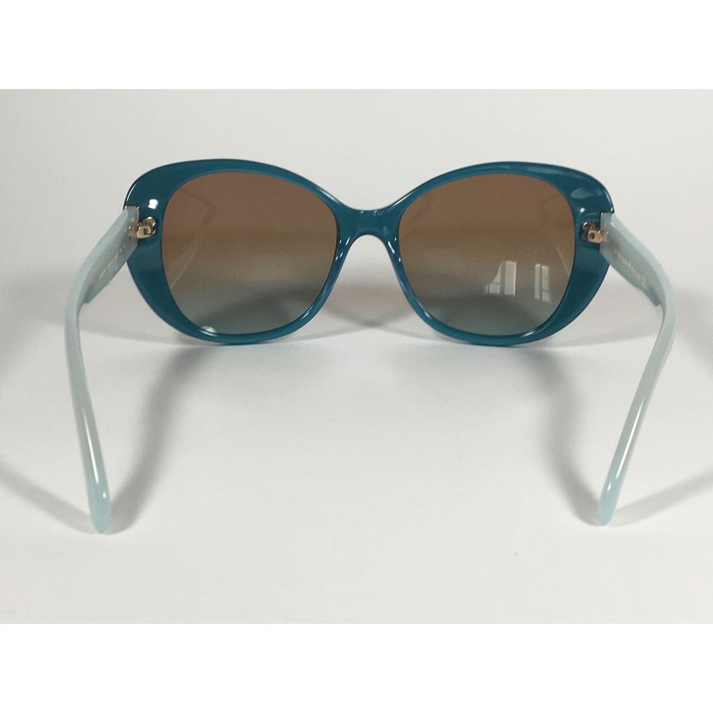 Kate Spade Emery Cat Eye Sunglasses Aqua Sea Glass Brown Gradient Lens Emery/s 0JGW WB - Sunglasses