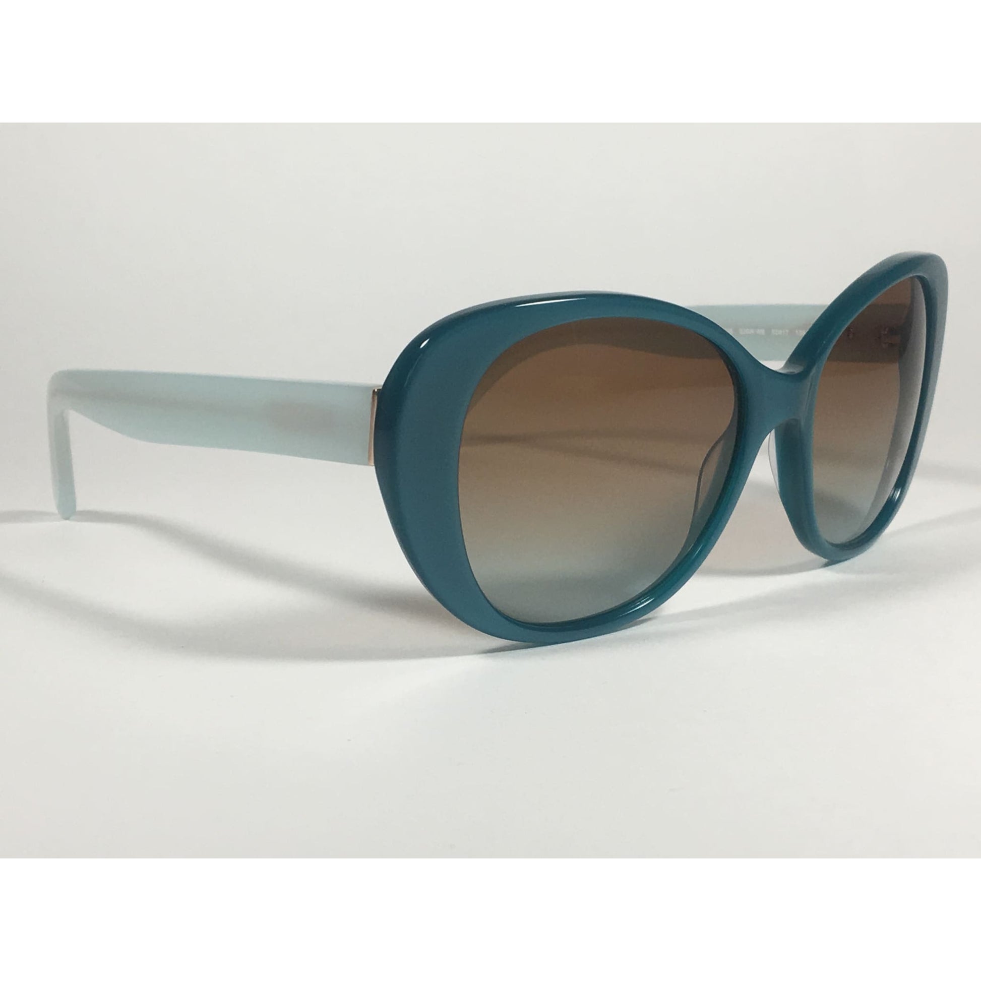 Kate Spade Emery Cat Eye Sunglasses Aqua Sea Glass Brown Gradient Lens Emery/s 0JGW WB - Sunglasses