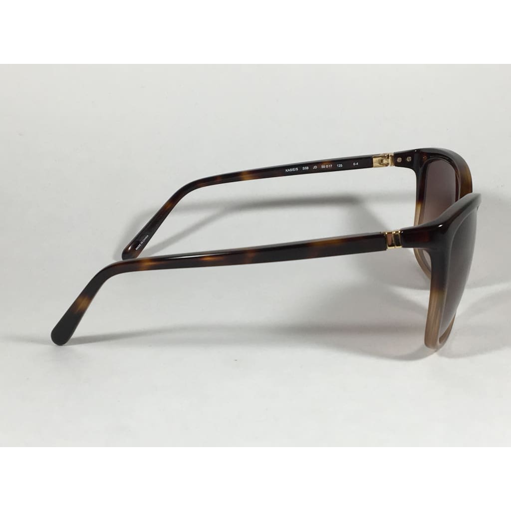 Kate Spade Kasie/s S5B Jd Square Sunglasses Brown Havana Frame With Brown Gradient Lens - Sunglasses