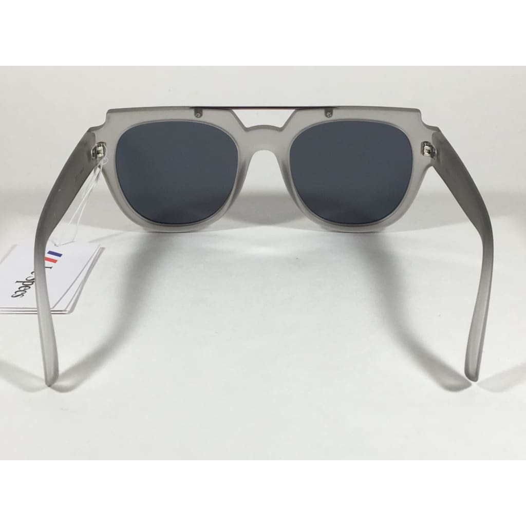 Le Specs La Habana 1702019 Sunglasses Matte Mist Gray Frame Rose Gold Mirror Lens - Sunglasses
