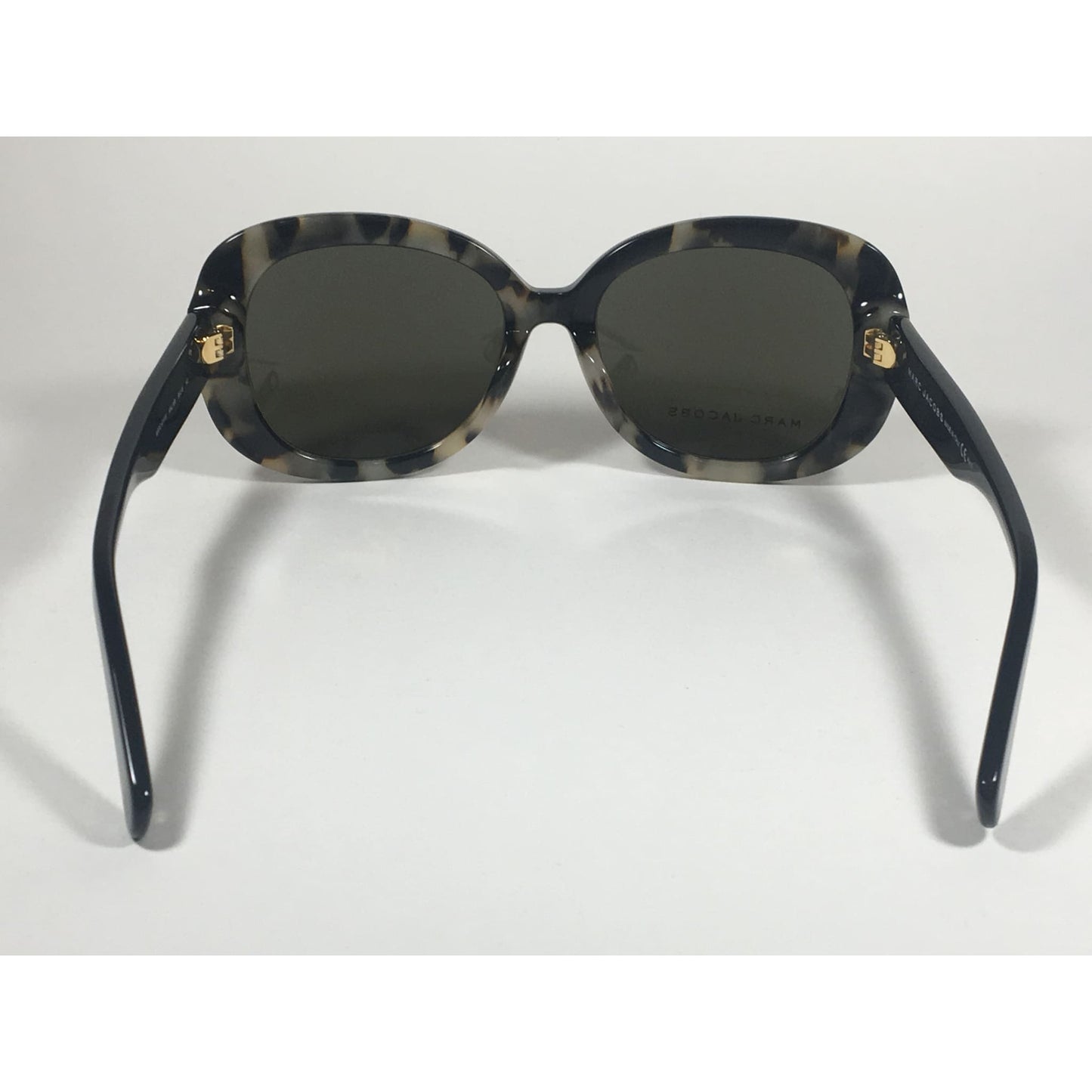 Marc Jacobs Oval MARC 97/F/S MKJ NR Sunglasses Black Light Havana Tortoise Gray Lens - Sunglasses