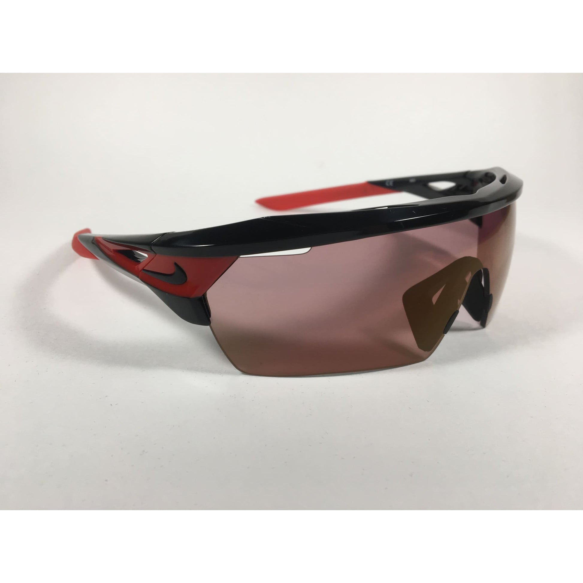 Nike Hyperforce Elite XL Sunglasses EV1189 066 Black Challenge Red Copper Tint Lens - Sunglasses
