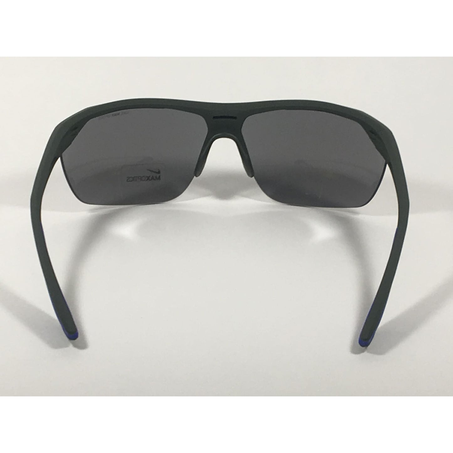 Nike Tailwind Sport Sunglasses EV0915 310 416 Graphite Gray Blue Frame Gray Mirror Lens - Sunglasses