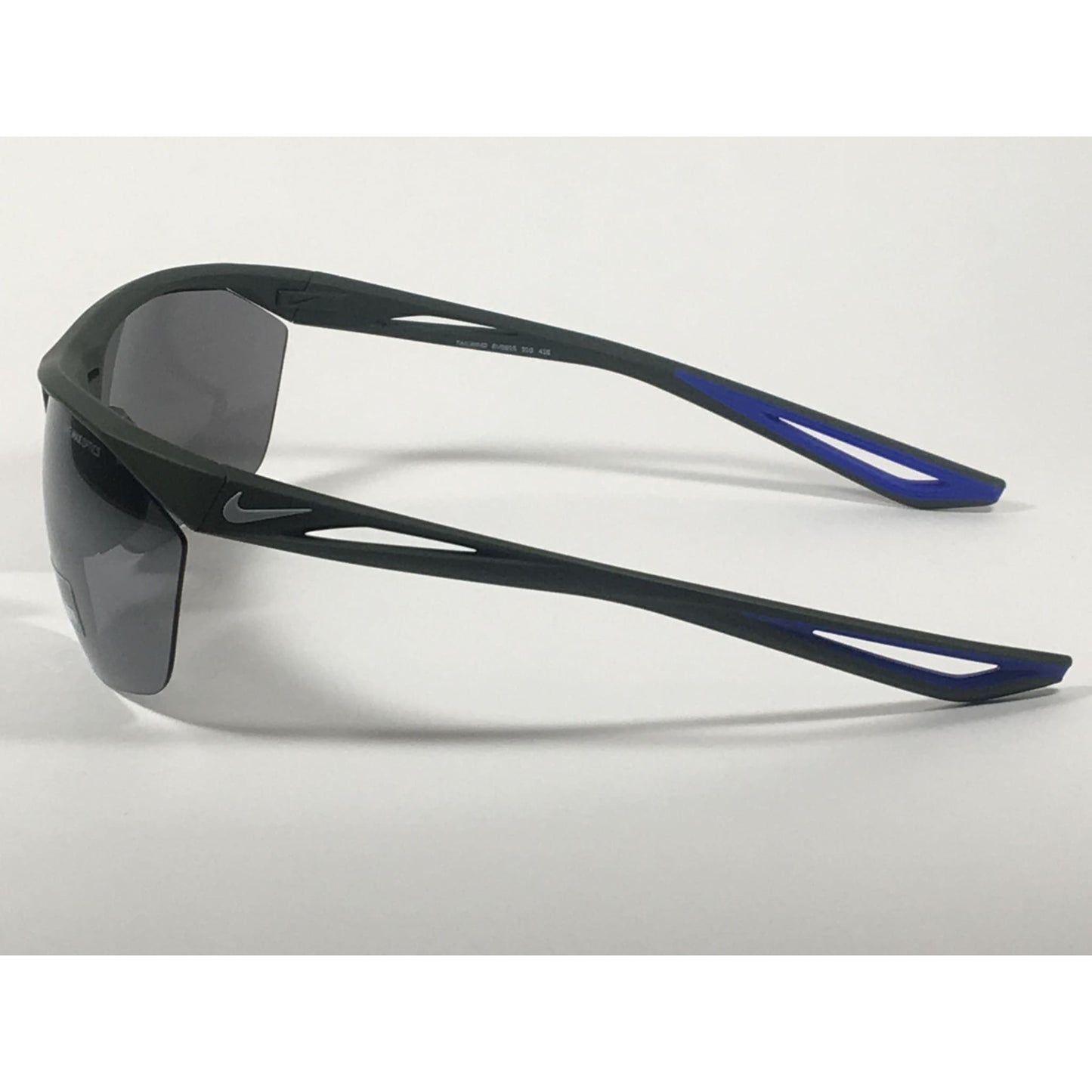 Nike Tailwind Sport Sunglasses EV0915 310 416 Graphite Gray Blue Frame Gray Mirror Lens - Sunglasses