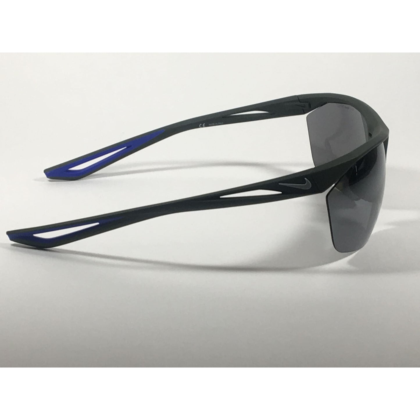 Nike Tailwind Sport Sunglasses EV0915 310 416 Graphite Gray Blue Frame Gray Mirror Lens - Sunglasses