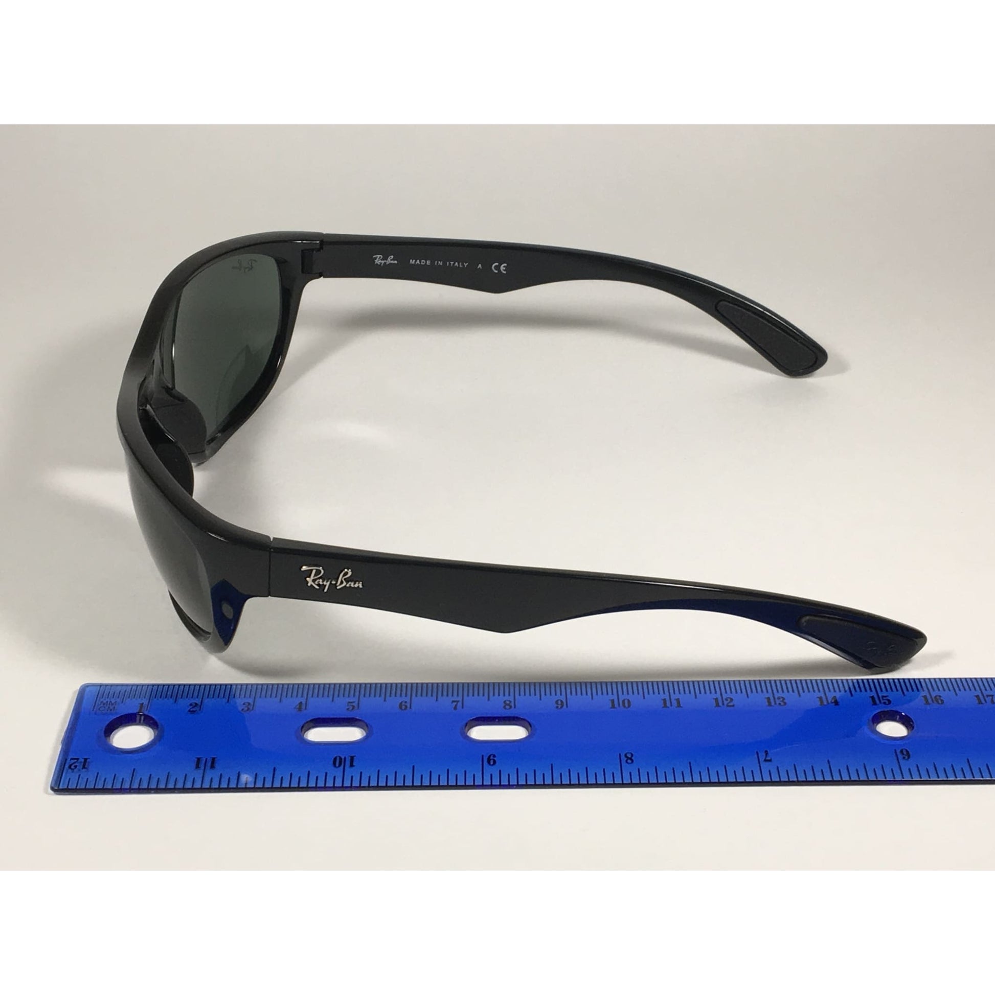 Ray-Ban Active Sport Sunglasses Black Gloss Frame Green Lens