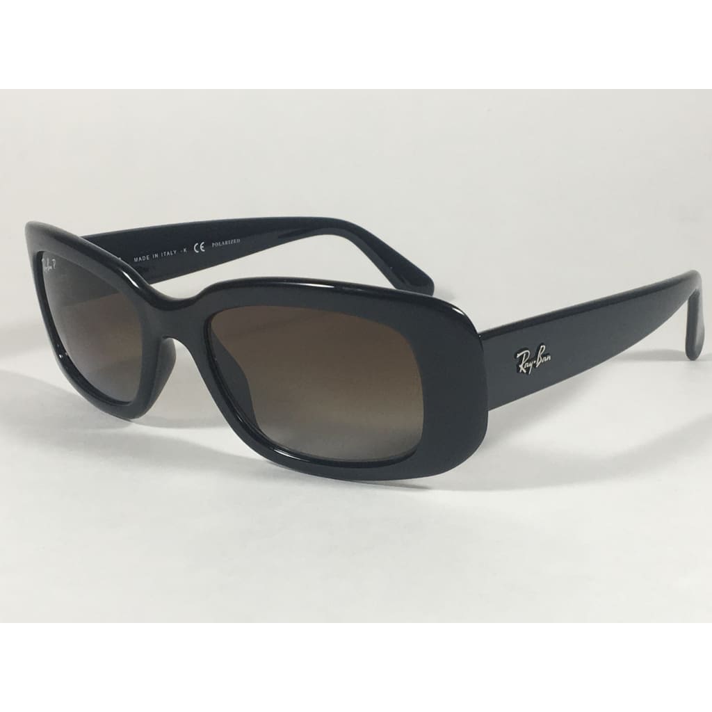 Ray-Ban RB4075 Black Sunglasses Glossy Black Style newest Trendy Eyewear Polarized